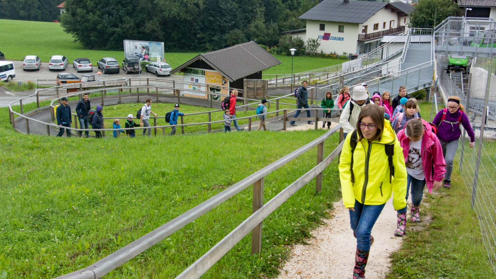 Kinderferienprogramm Wanderung am  Weg der Sinne in Haag  